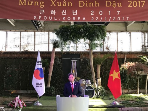 Đại sứ quán Việt Nam tại Hàn Quốc tổ chức Tết Cộng đồng 2017 - ảnh 1